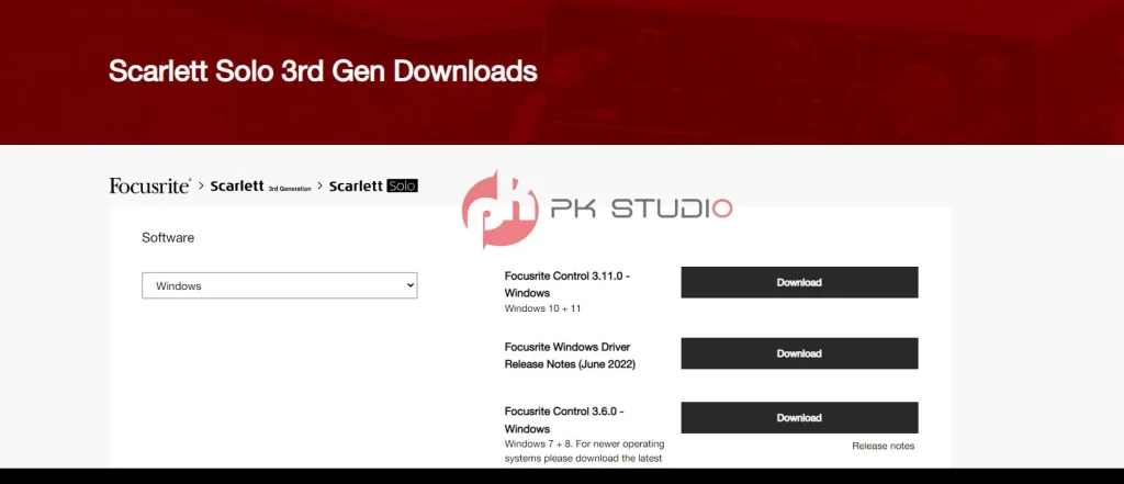 Hướng dẫn cài đặt Driver Sound Card Focusrite trên máy tính