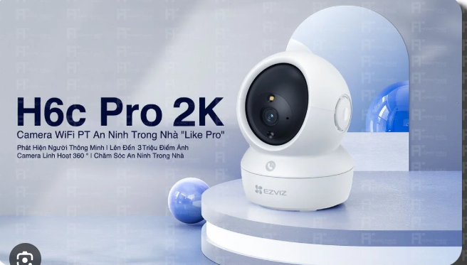Camera WiFi Ezviz H6C – Giải pháp an ninh bền bỉ, toàn diện cho gia đình Việt