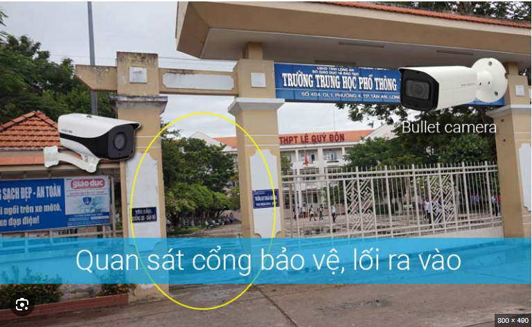 Lắp camera cho trường học tại Bình Phước – Giải pháp an ninh toàn diện, hiện đại và hiệu quả
